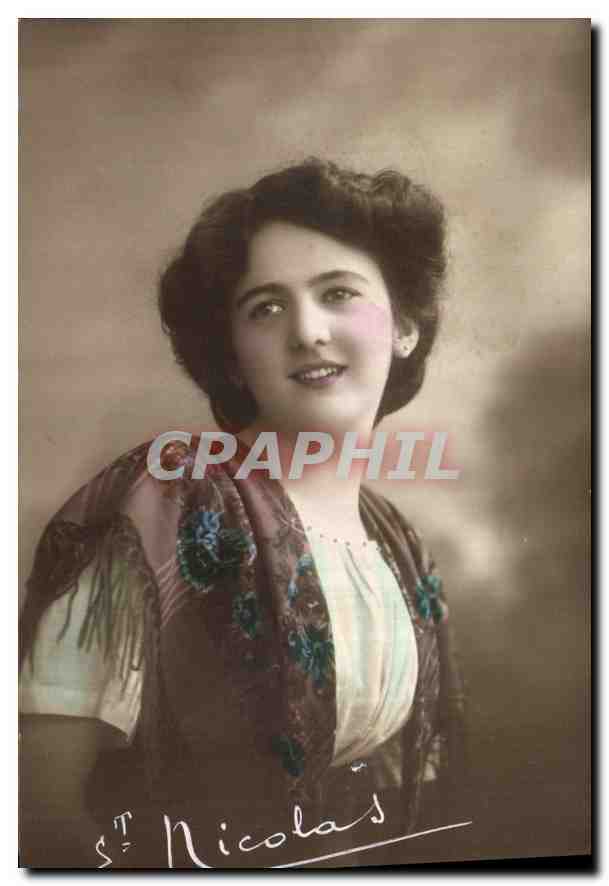 CPA St Nicolas Femme