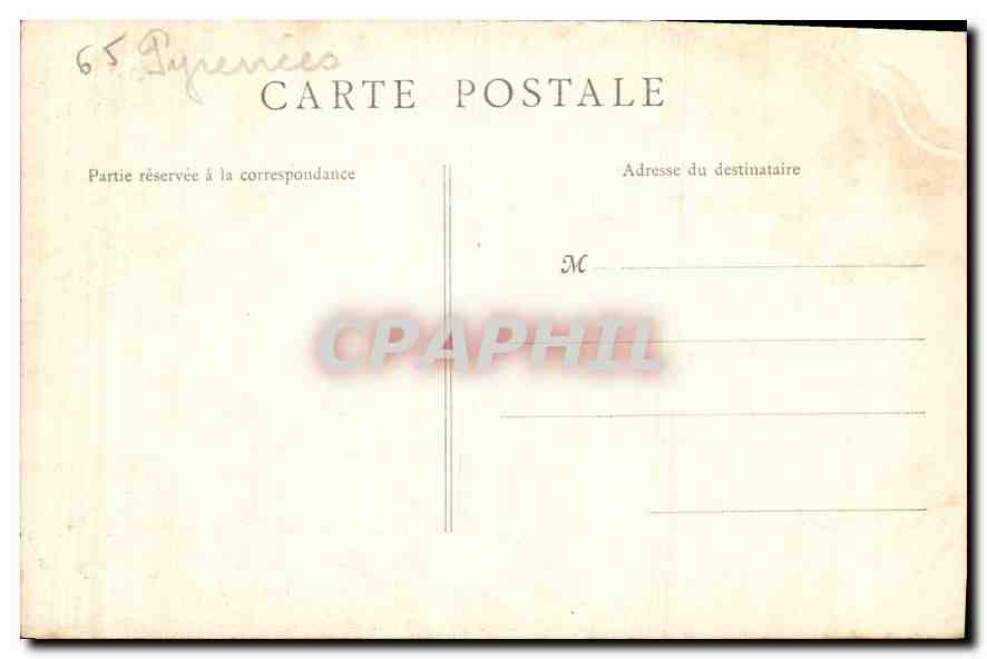CPA Saint Sauveur H Pyr  — Rückseite