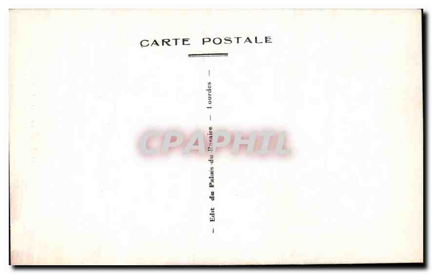 CPA Lourdes La Route de Gavarnie le Pont Napoleon  — Verso