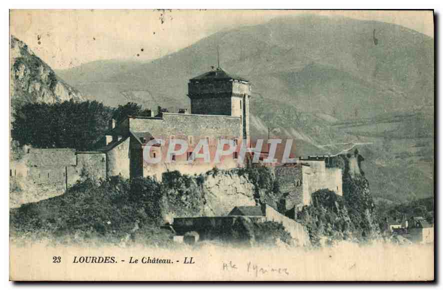 CPA Lourdes Le Chateau 