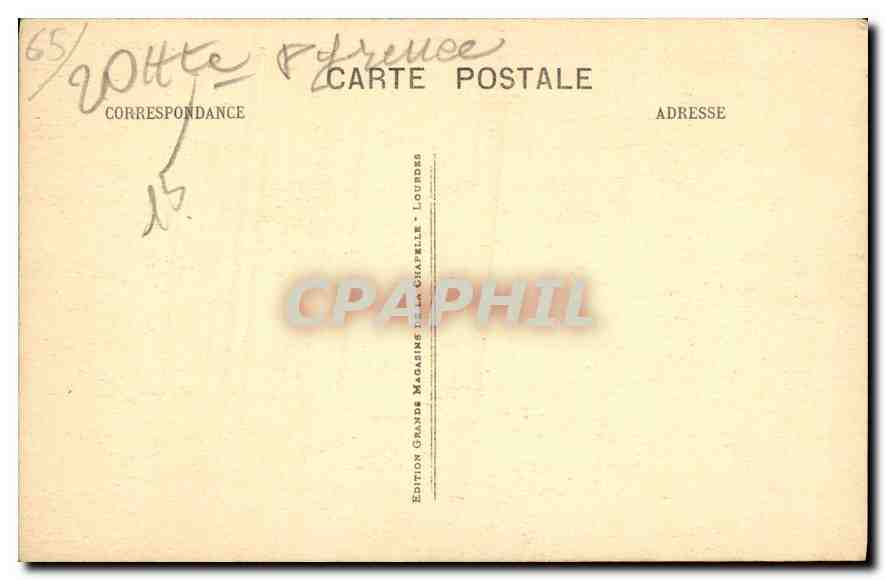 CPA Gavarnie le Village et le Cirque sous la Neige  — Verso