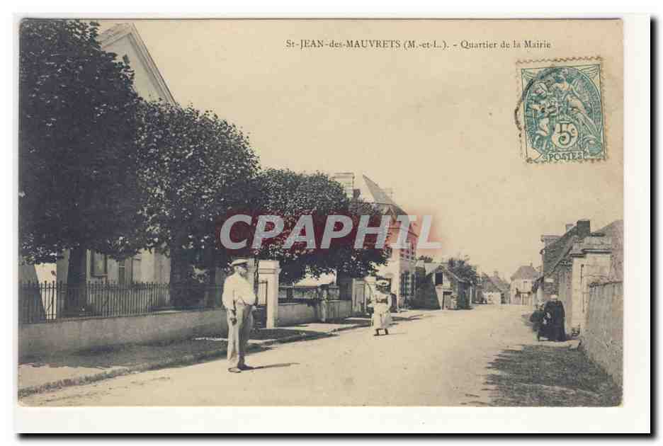 SAiNT JEAn des MAuVReTS quartier de la mairie Animation CPA