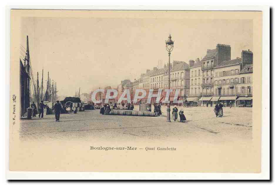 Boulogne-sur-Mer — Quai Gambetta — B.E. Paris