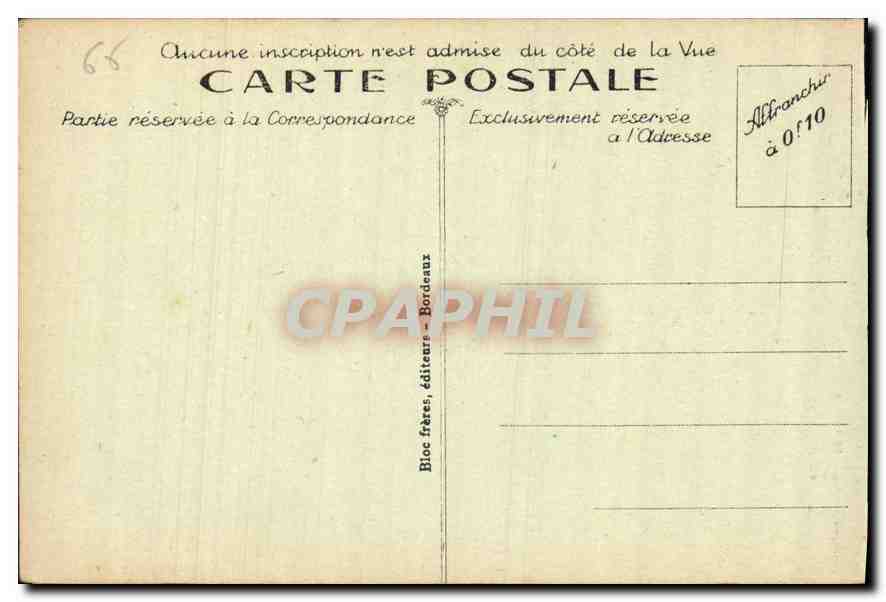 CPA Saint Sauveur Le Pont Napoleon  — Verso