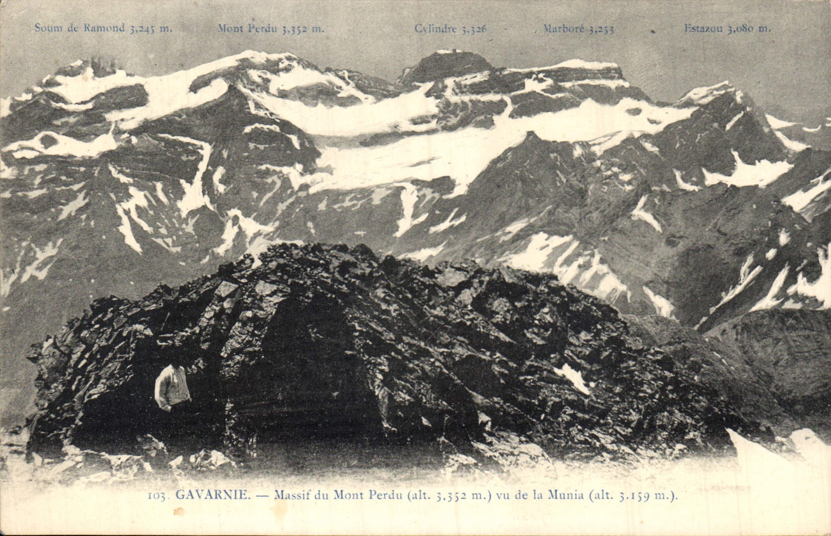 CPA Gavarnie Massif du Mont Perdu 