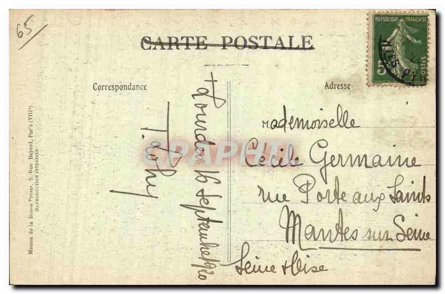 CPA Lourdes Terre de Piere et de Miracle Ensemble de la Basilique  — Rückseite