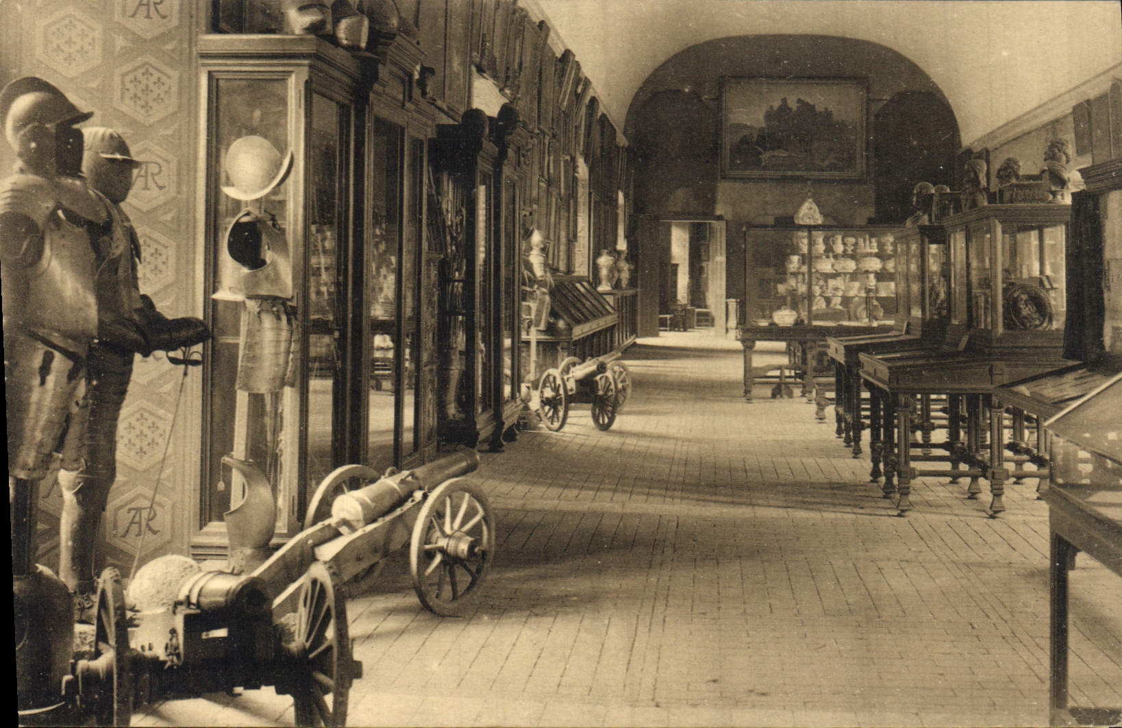 CPA Salle des Cerfs cote Occidental Chateau d'Imling