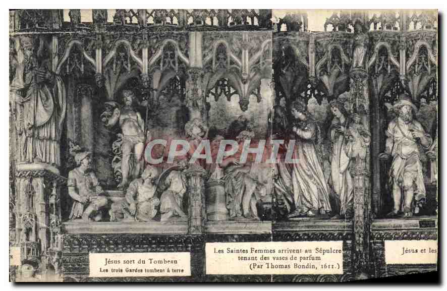 Scènes de la Passion — Sculpture de Thomas Bondin, 1611 — Éditeur non identifié