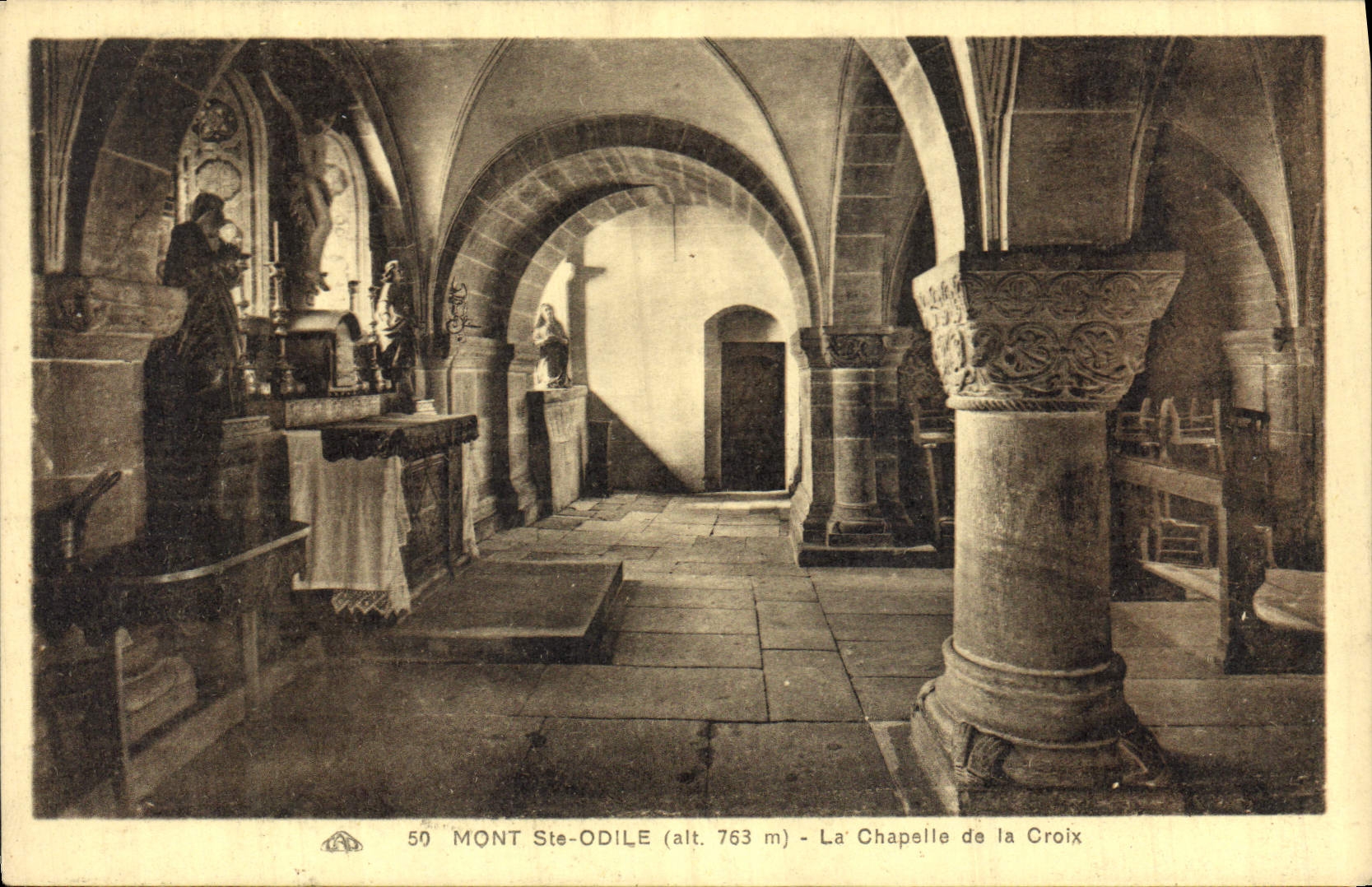 CPA Mont Ste Odile La Chapelle de la Croix 