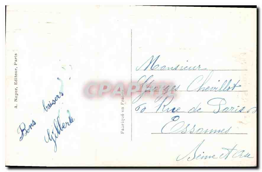 CPA Anniversaire Femme — Verso