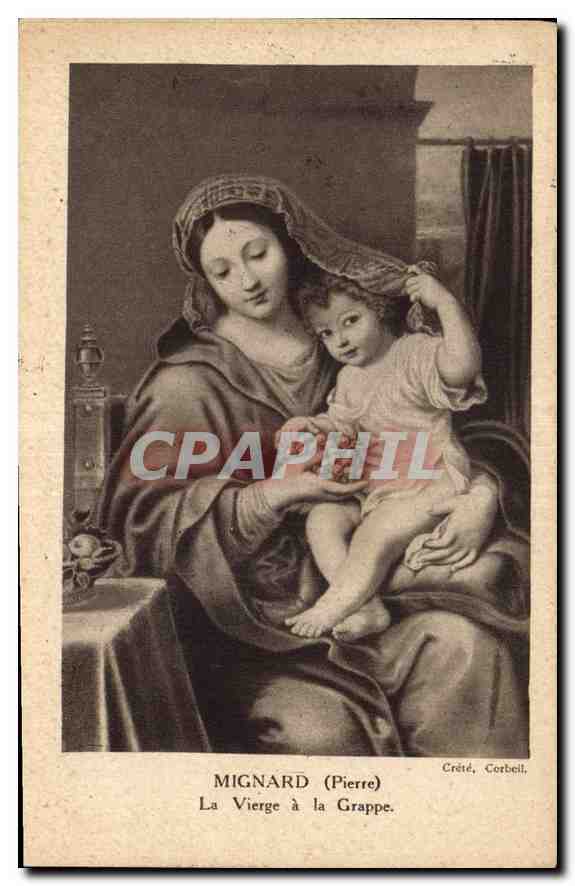 Die Jungfrau mit dem Traubencluster — Mignard (Pierre) — Créte, Corbell