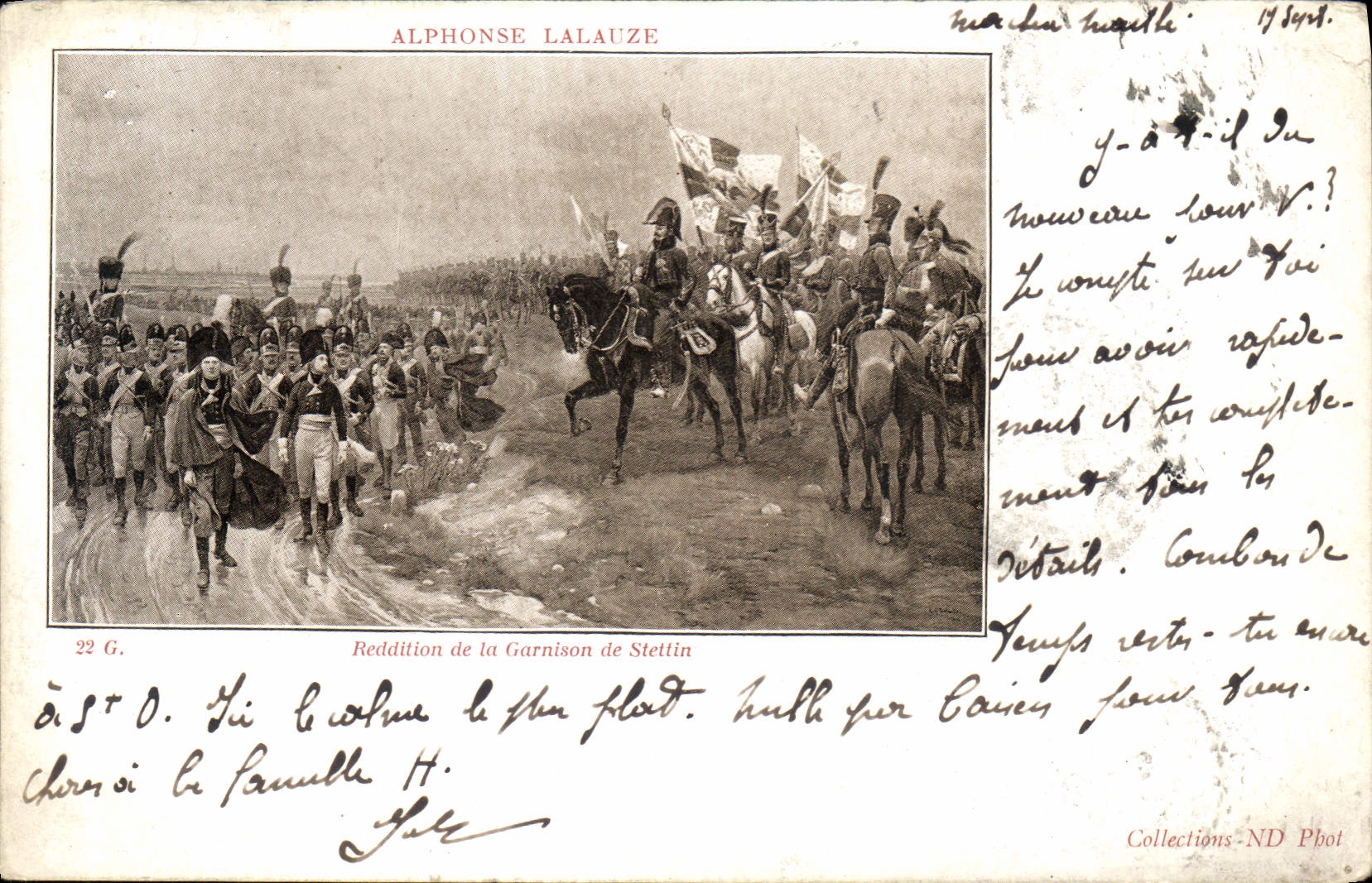 Reddition de la Garnison de Stettin — Alphonse Lalauze — 22 G.