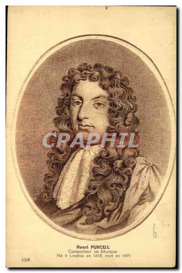CPA Henri Purcell Compositeur de Musique 
