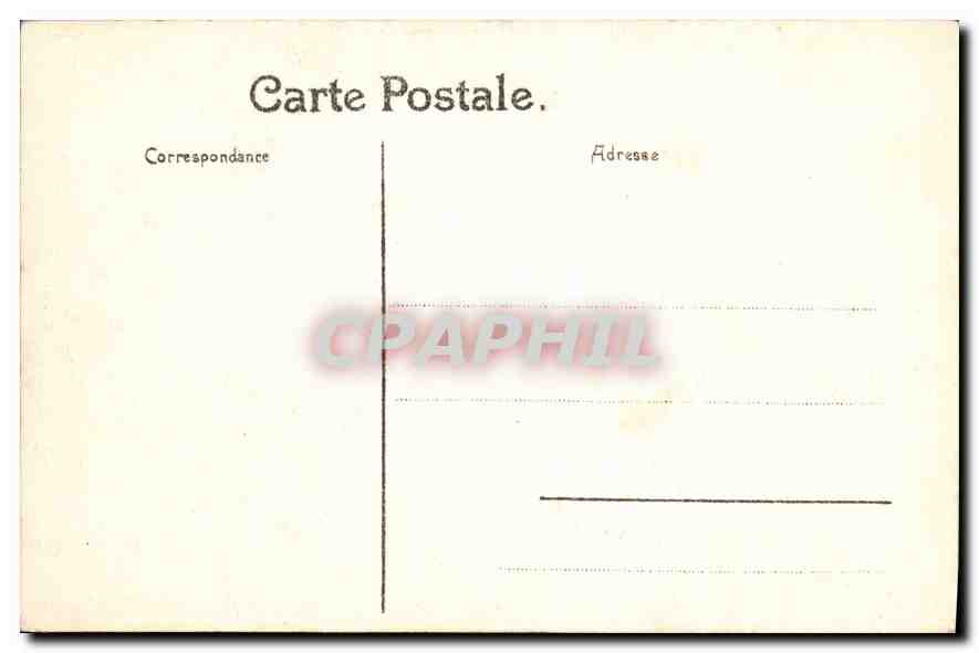 CPA Rocher Bayard  — Verso