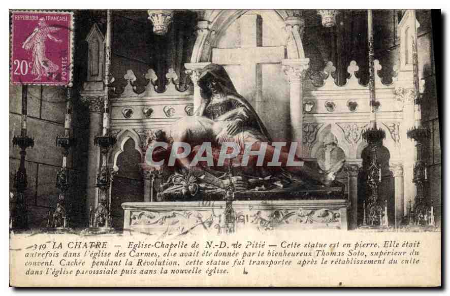 CPA La Chatre eglise Chapelle de ND de Pitie 