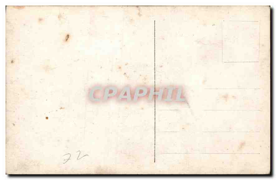 CPA Femme — Rückseite