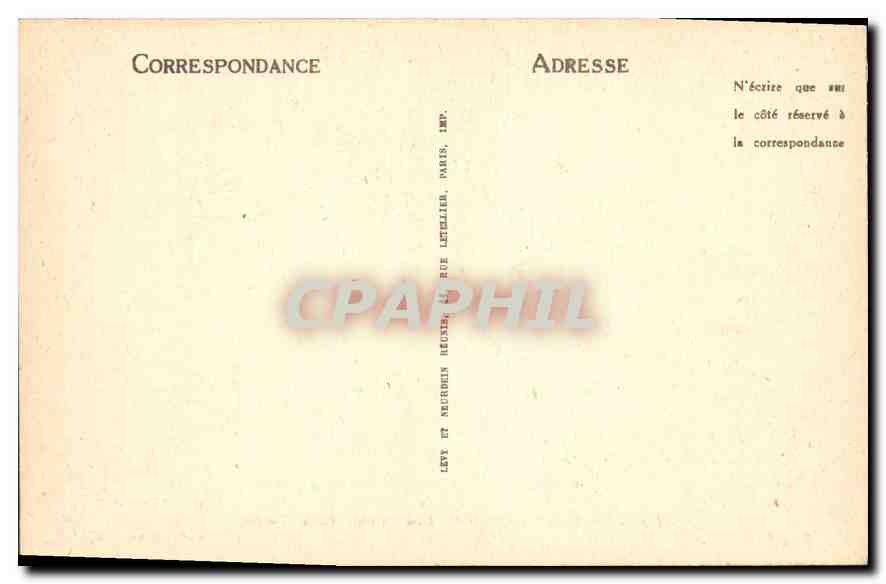 CPA Puvis de Chavannes Pro Patria Ludus Detail  — Back