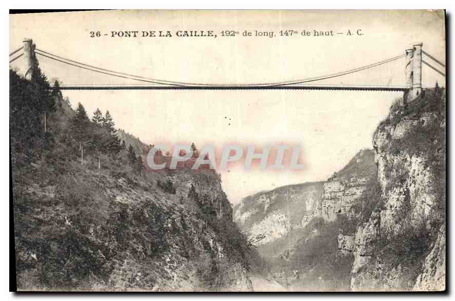 Pont de La Caille — 192m de long, 147m de haut — A. C.