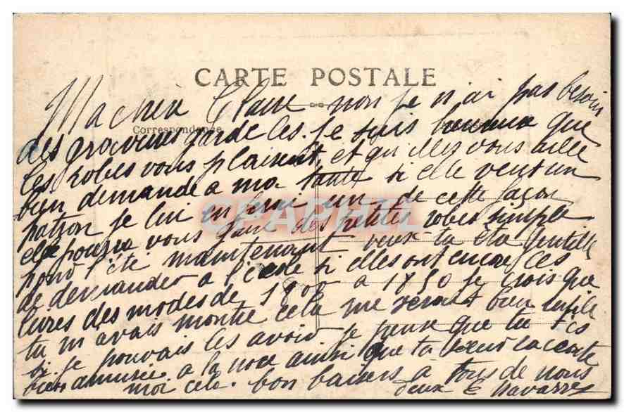 CPA Le fils prodigue — Verso