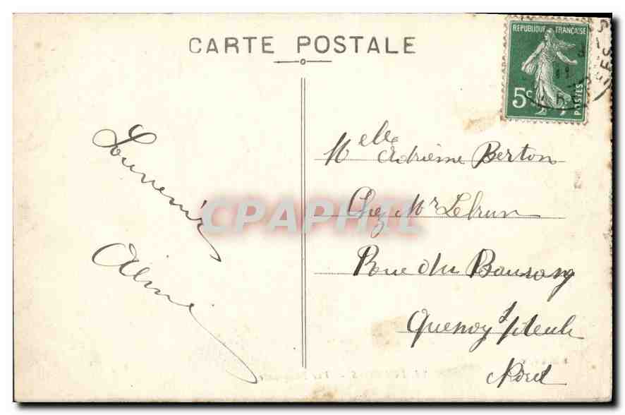 CPA Lourdes Vue Plongeante  — Verso