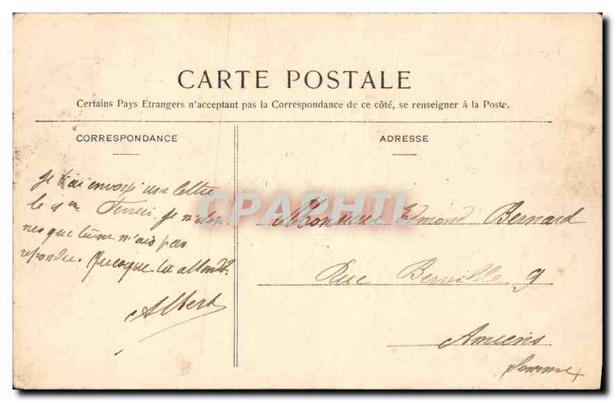 Nancy — L'Hôtel de Ville (XVIIIe siècle) — La Lorraine illustrée, n°2 — Verso