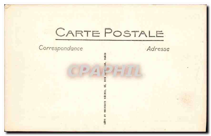 CPA Lourdes Vue plongeante  — Verso