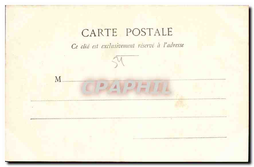 Nancy - Place Stanislas & Grilles Jean Lamour — Phototype A. Bergeret & Cie, Nancy, n°5 — Verso