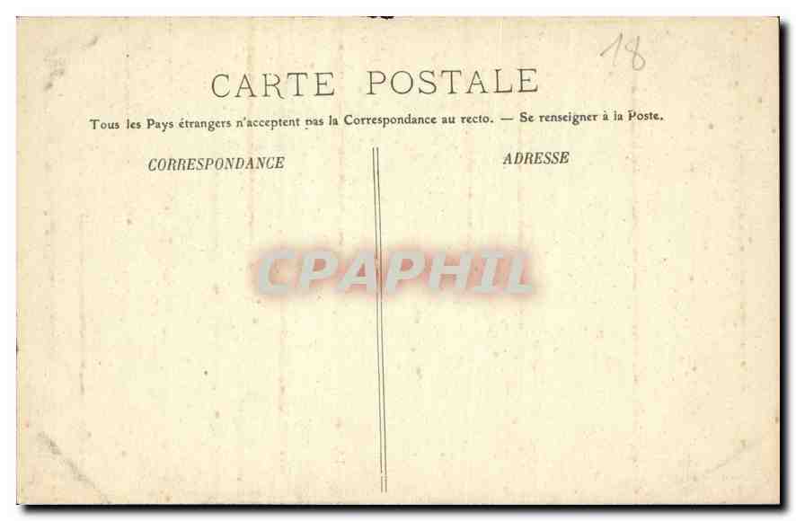 CPA Bourges La Cathedrale Ensemble du Portail Nord  — Back