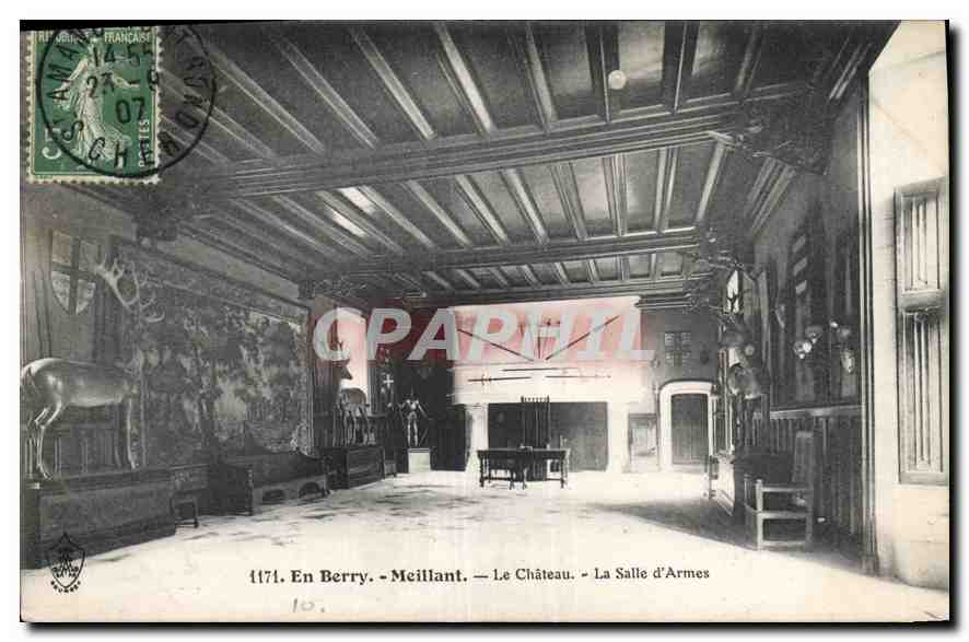 CPA En Berry Meillant Le Chateau La Salle d'Armes 