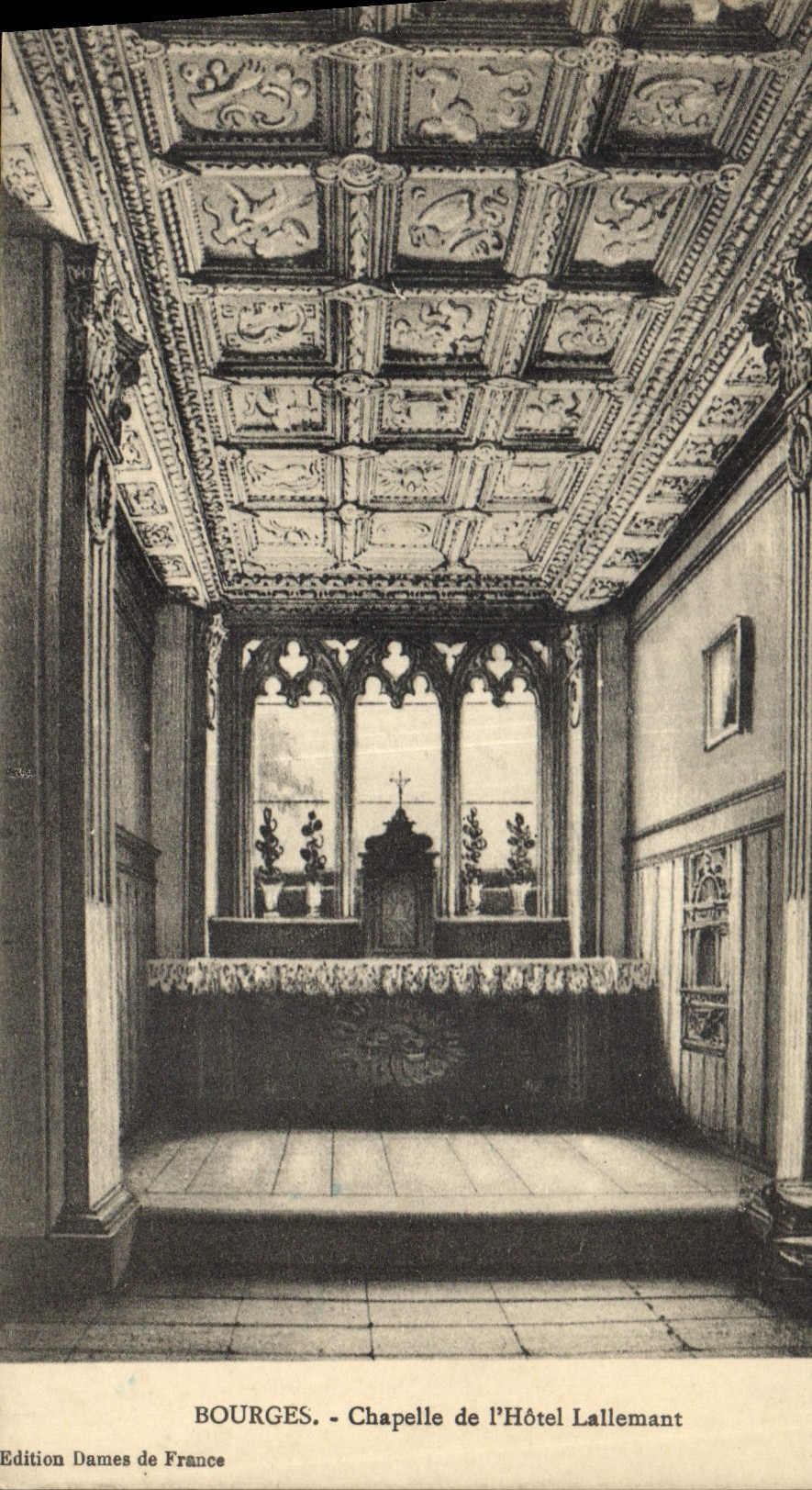 CPA Bourges Chapelle de l'Hotel Lallemant 