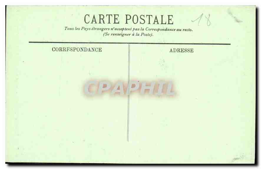 CPA Bourges La Cathedrale Tombeau du Marechal de Montigny  — Verso