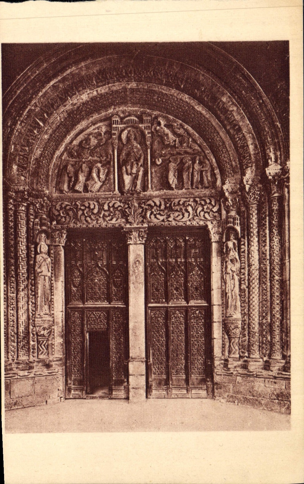 CPA Cathedrale de Bourges Portail Meridional 