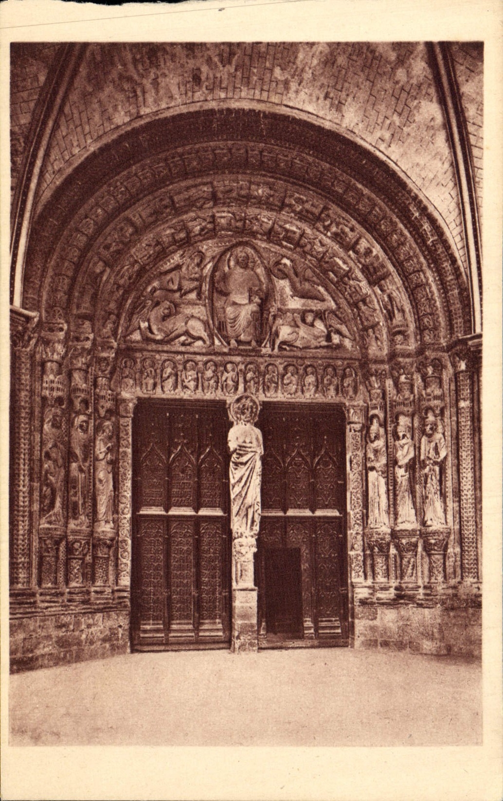 CPA Bourges La Cathedrale Portail Nord 