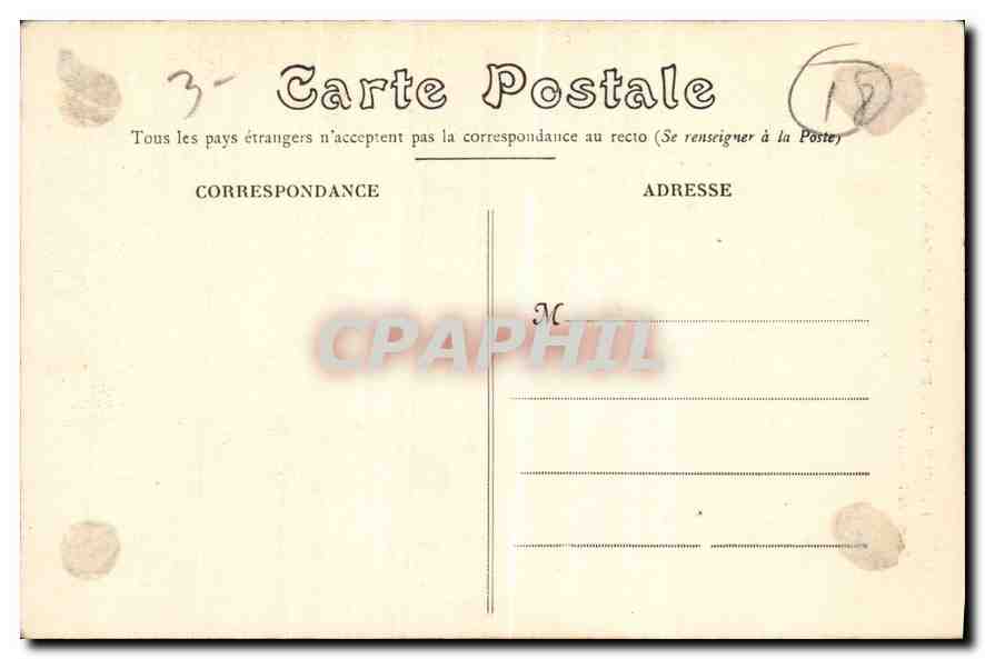 CPA Bourges Plate forme de la Tour de la Cathedrale  — Rückseite