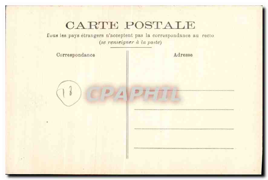 CPA Bourges Eglise Notre Dame  — Back