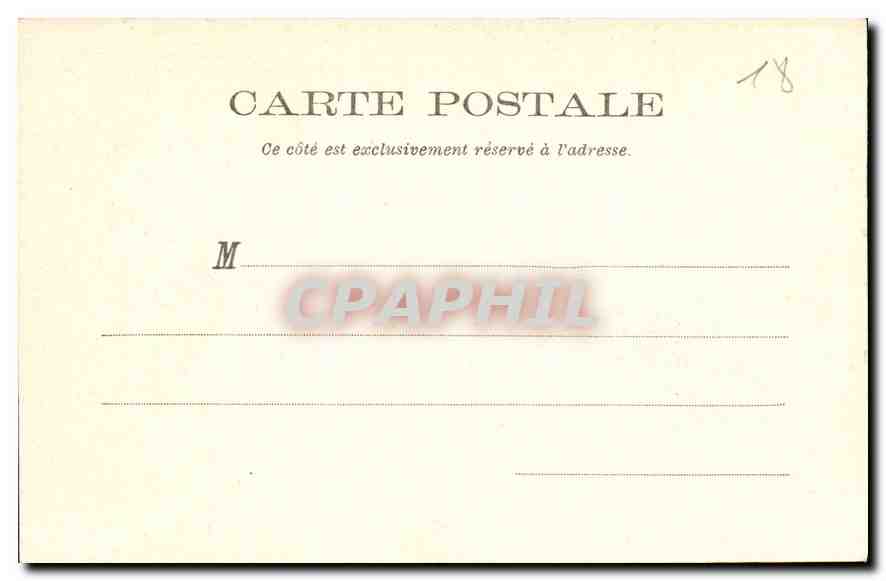 CPA Bourges Grand Portail de la Cathedrale Le Jugement dernier  — Rückseite