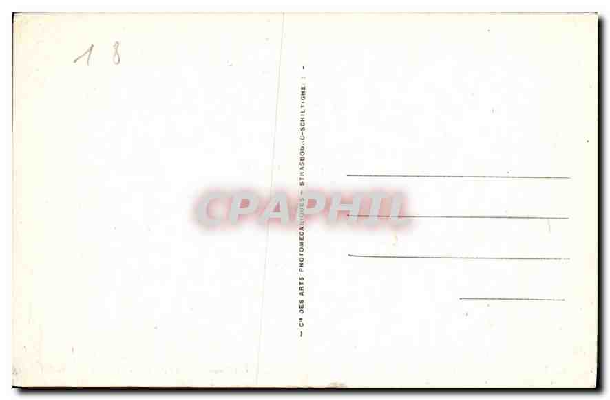 CPA Bourges La Cathedrale Le Portail Occidental  — Rückseite