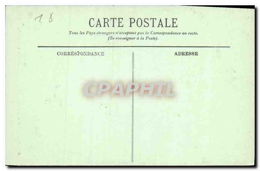 CPA Bourges Ensemble du Porche central de la Cathedrale  — Rückseite