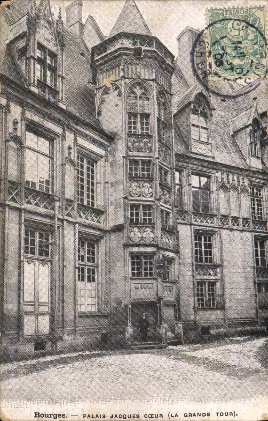 CPA Bourges Palais Jacques Coeur La Grande Tour 