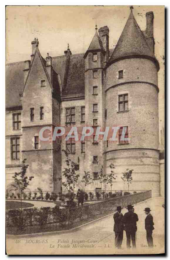 CPA Bourges Palais Jacques Coeur La Facade Meridionel 