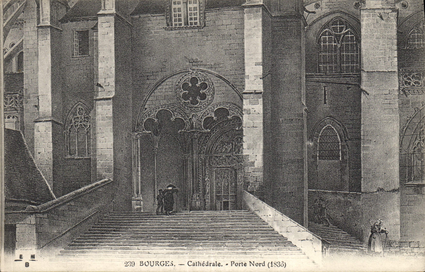 Bourges — Cathédrale — Porte Nord (1833)