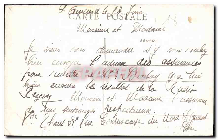 CPA Chateau de Meillant pres St Amand Montrond Salle des gardes — Rückseite