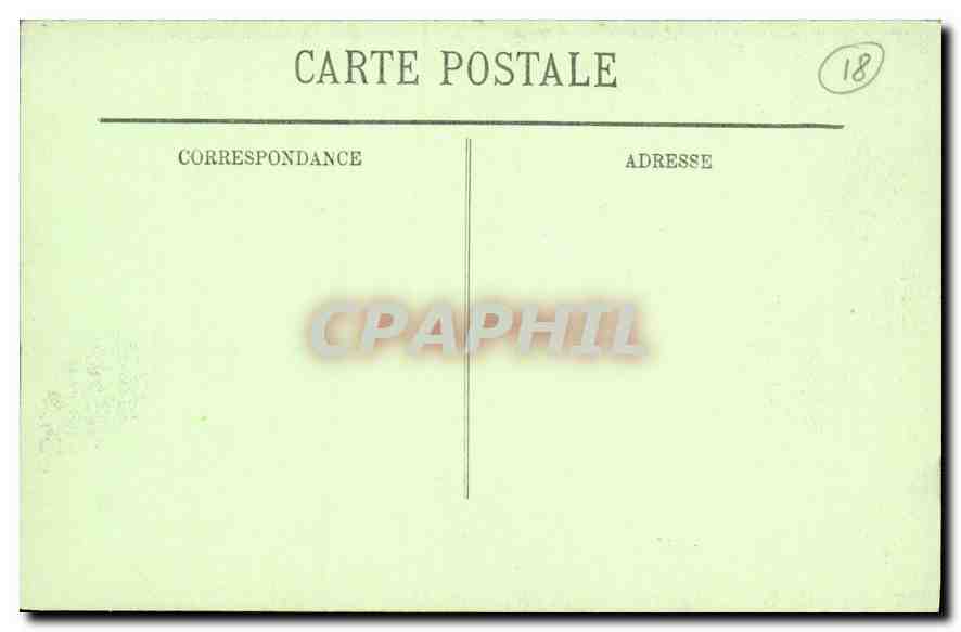 CPA Bourges La Cathedrale Porte de la Sacristie  — Rückseite