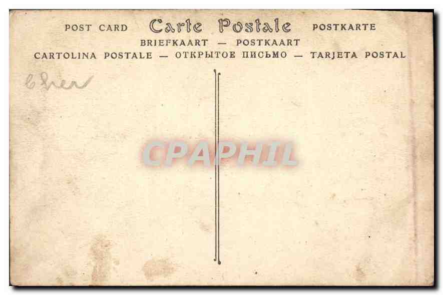 CPA Bourges Portail meridional de la Cathedrale  — Rückseite