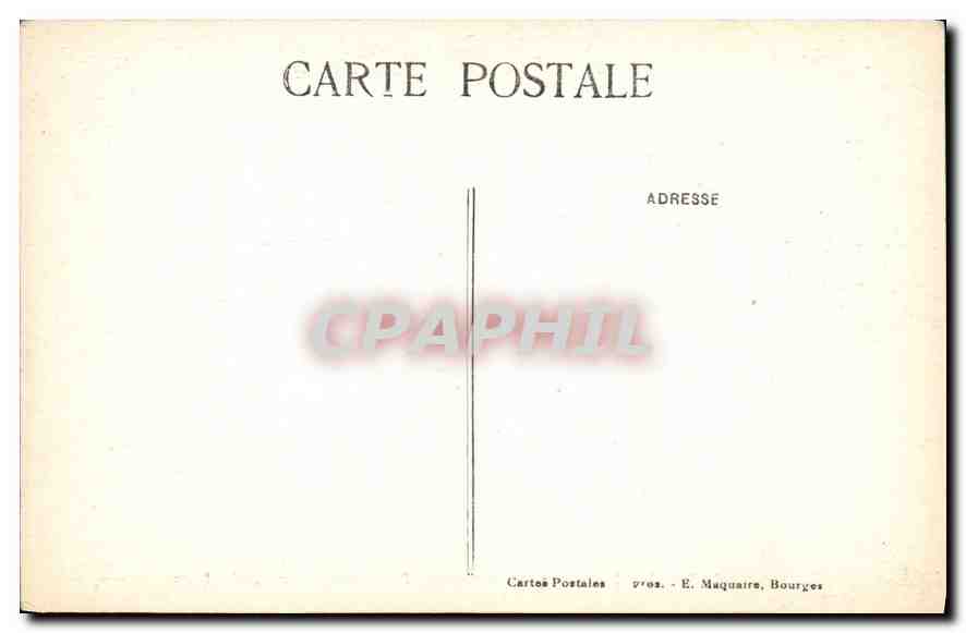 CPA Bourges Interieur de la Cathedrale Pourtour du Choeur cote Nord  — Rückseite