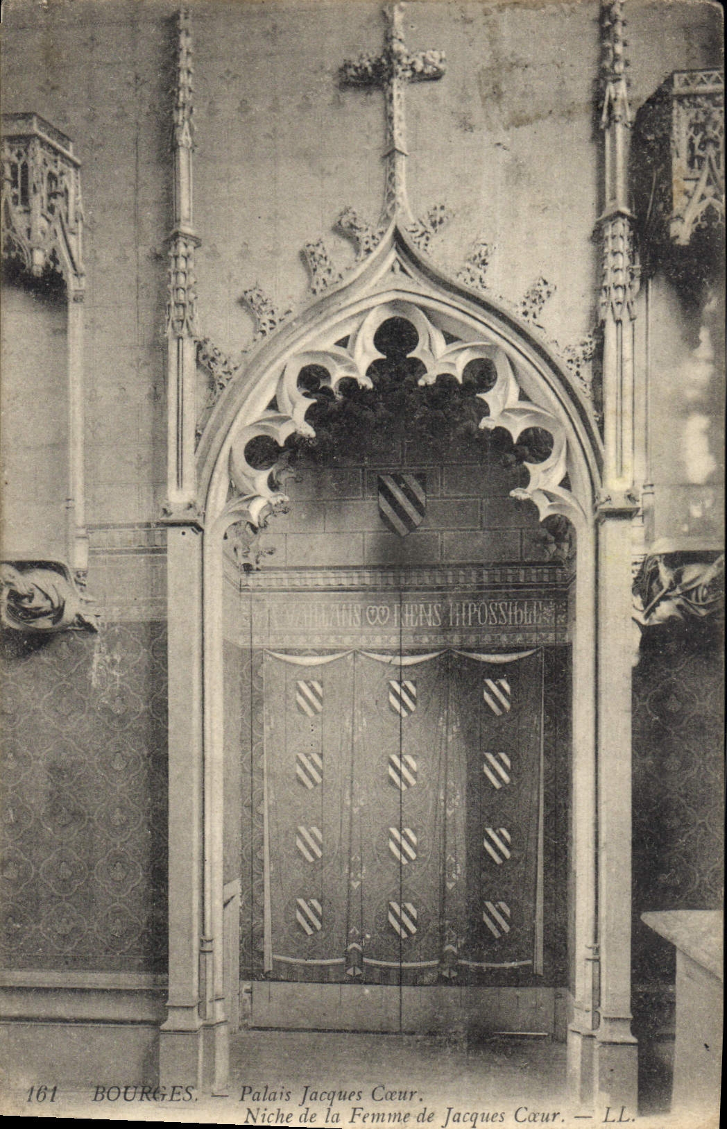 CPA Bourges Palais Jacques Coeur Niche de la Femme de Jacques Coeur 