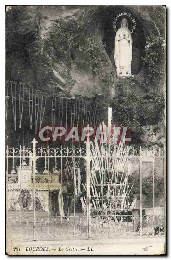 CPA Lourdes La Grotte 