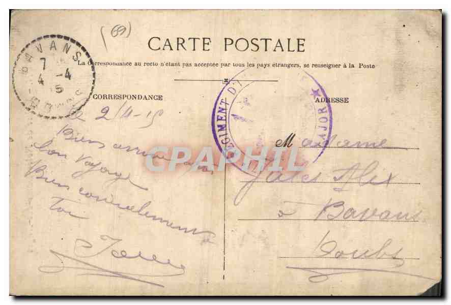 CPA Lyon Eglise de Notre Dame des Anges  — Verso