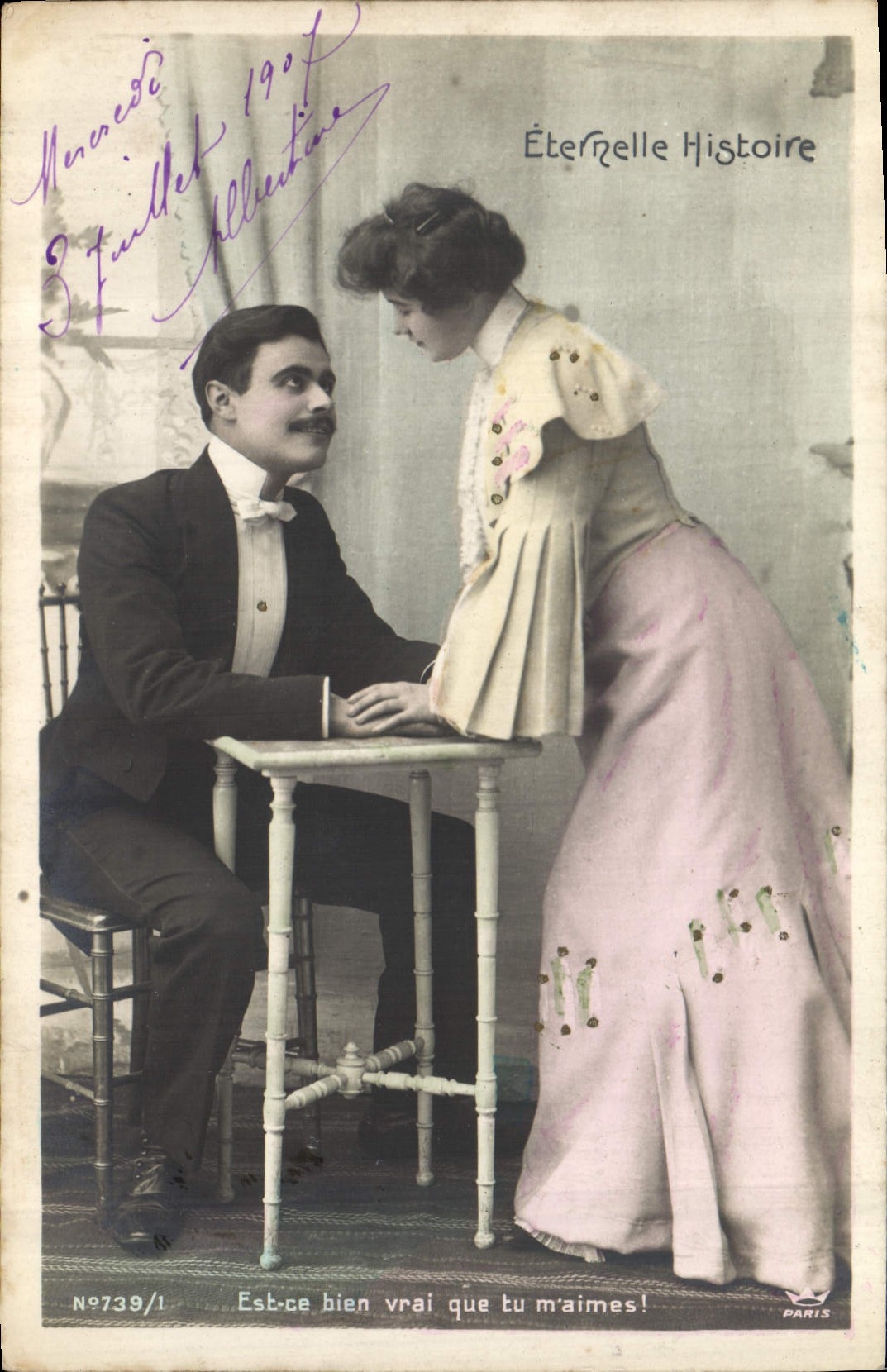Couple en scène — Éternelle Histoire — Paris, n°739/1