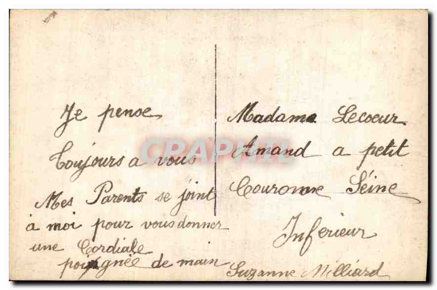 CPA Heureuses Paques Femme — Rückseite